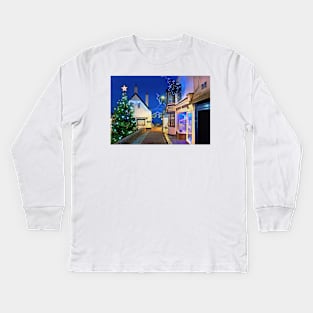 Lyme Regis Christmas Illuminations Kids Long Sleeve T-Shirt